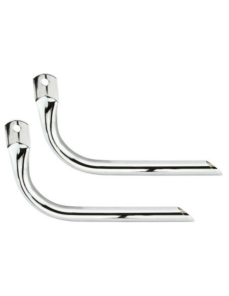 Straight Muffler Chrome.